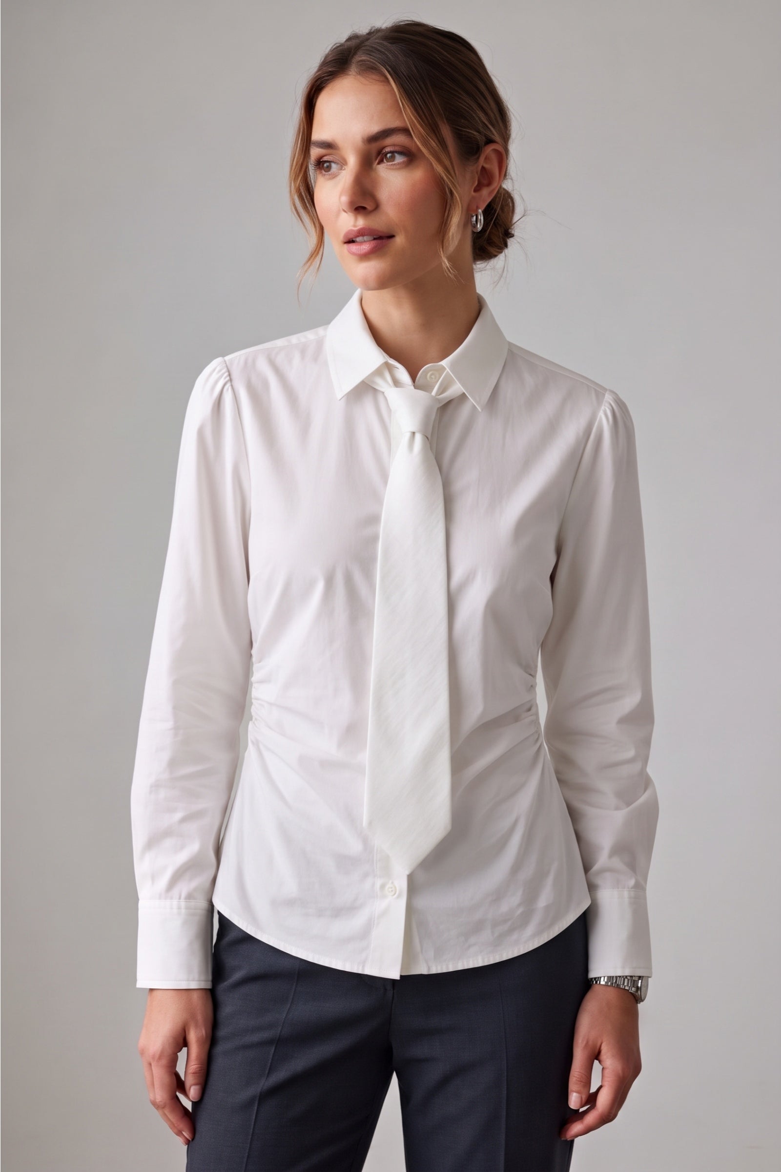 Side-Ruched Shirt