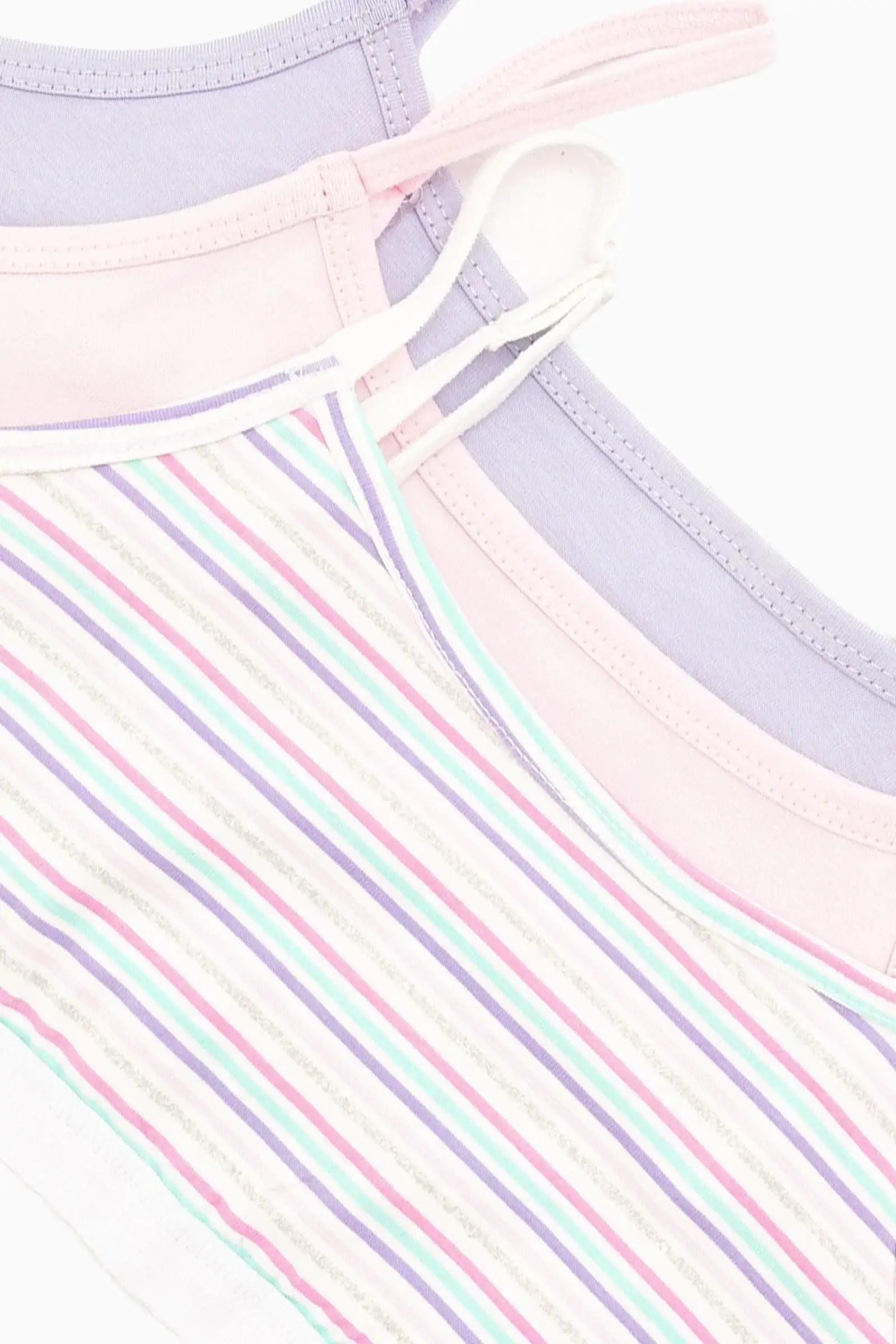 Pack of 3 Girly Bralette - Carina - كارينا