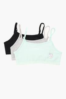 Pack of 3 Girly Bralette - Carina - كارينا