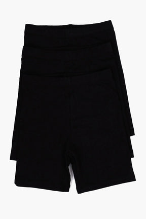Pack of 3 Girly Cycling Shorts - Carina - كارينا