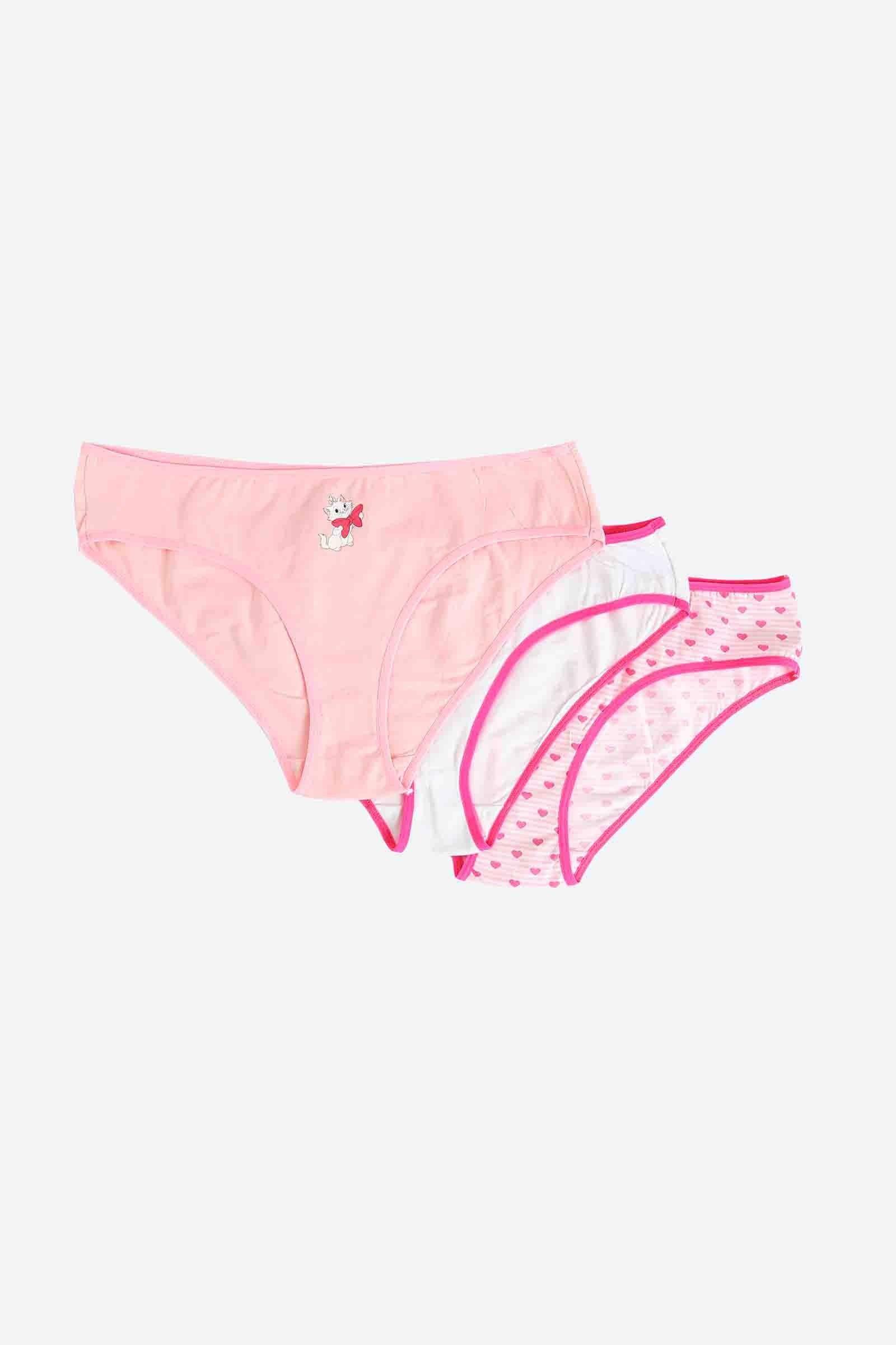 Pack of 7 Cotton Bikini Panties - Carina - كارينا