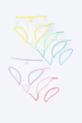 Pack of 7 Girly Brief Panties - Carina - كارينا