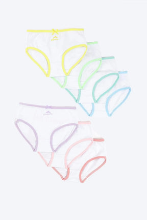Pack of 7 Girly Brief Panties - Carina - كارينا
