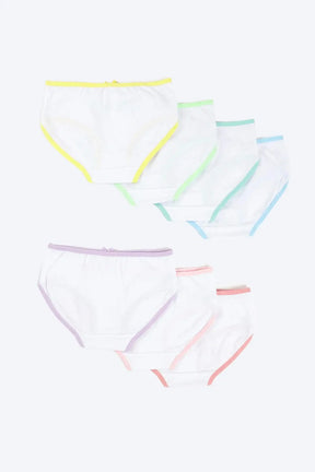 Pack of 7 Girly Brief Panties - Carina - كارينا