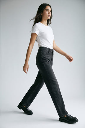 Straight-Leg Denim Pants
