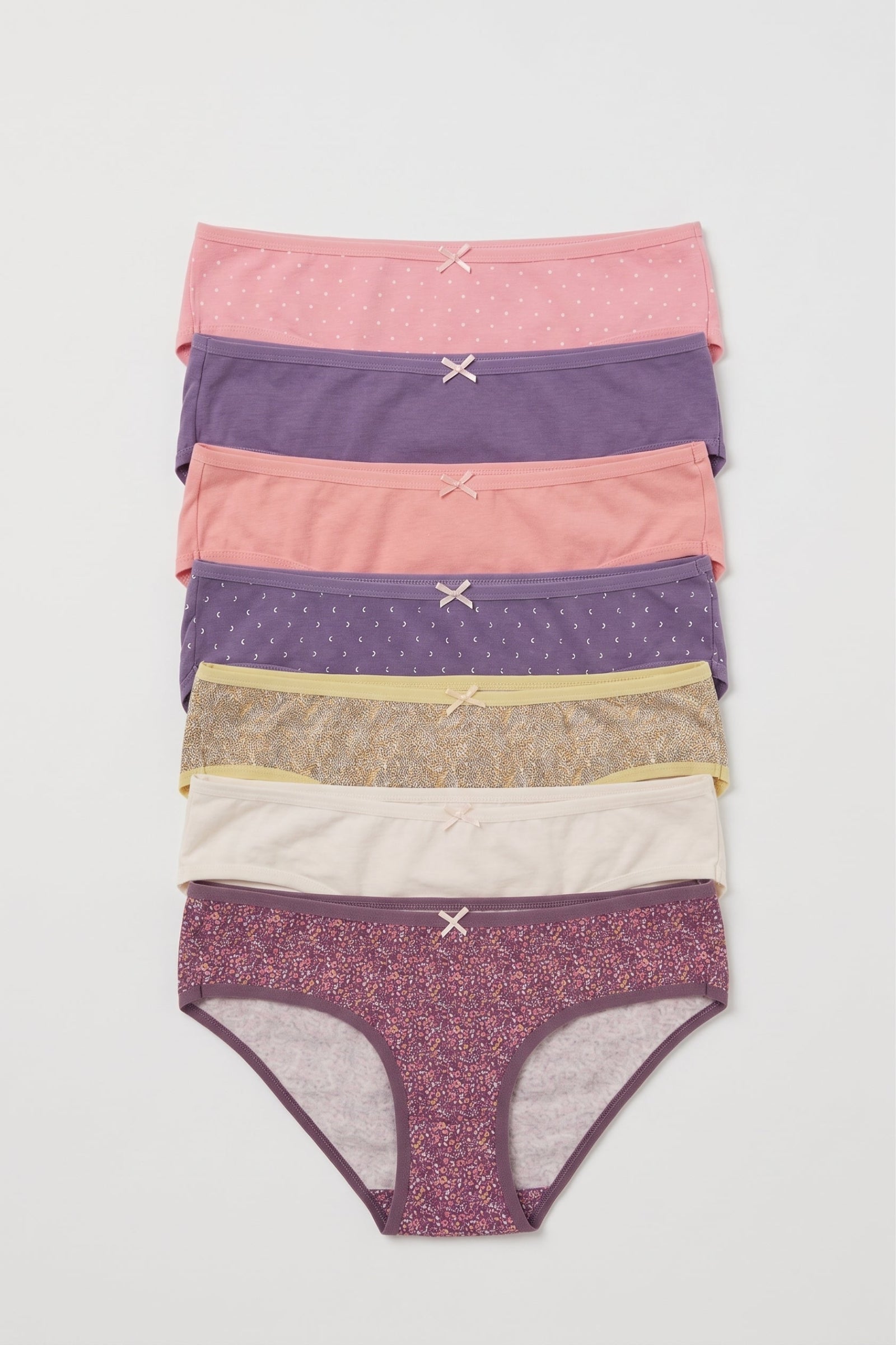 Pack of 7 Colored Bikini Panties