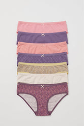 Pack of 7 Colored Bikini Panties