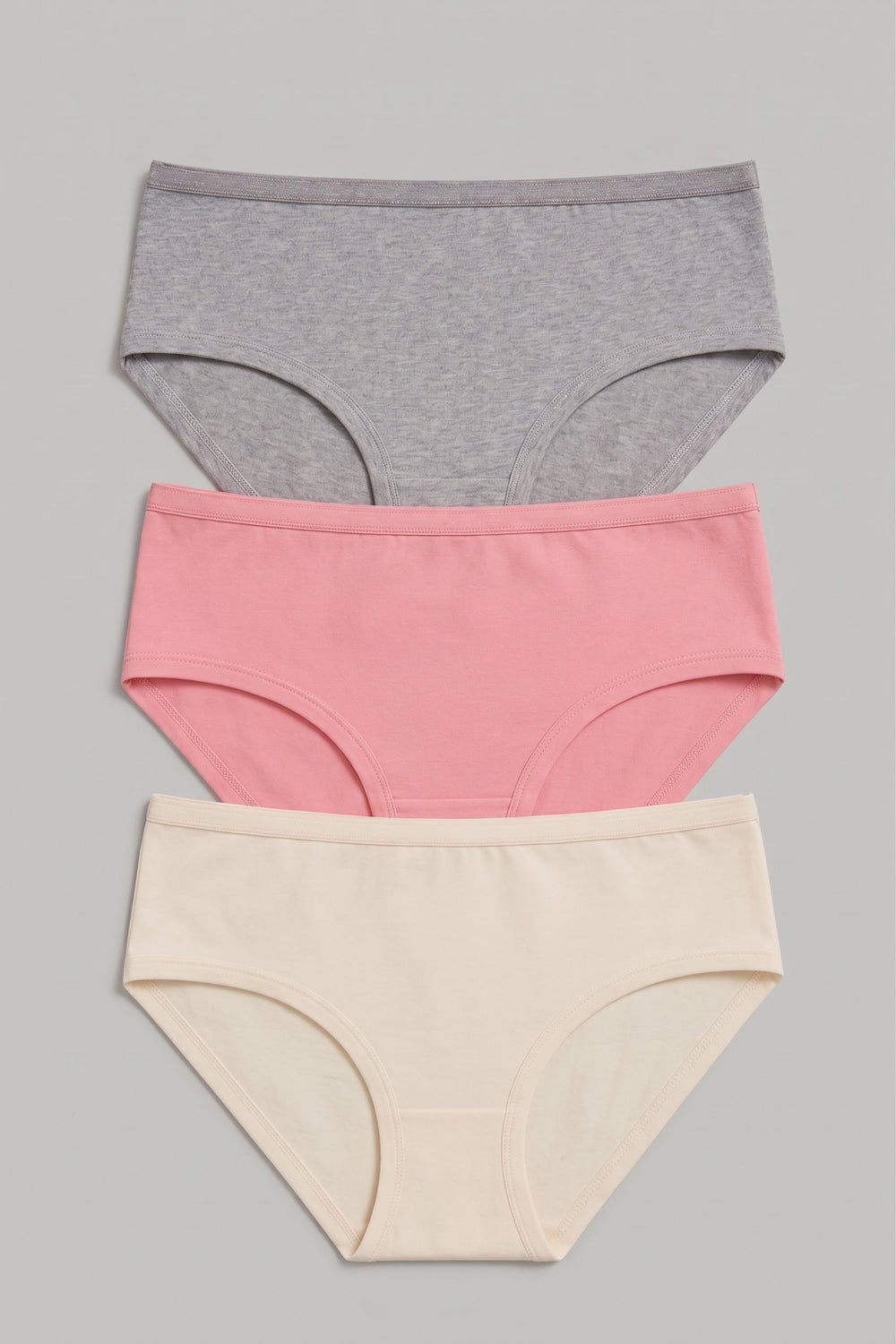 Pack of 3 Colored Brief Panties