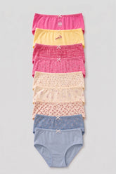 Pack of 10 Colored Brief Panties