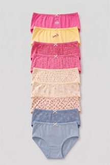 Pack of 10 Colored Brief Panties