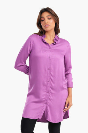 Poplin Long Shirt - Carina - كارينا