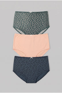 Pack of 3 High Waisted Panties