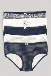 Pack of 5 Colored Brief Panties