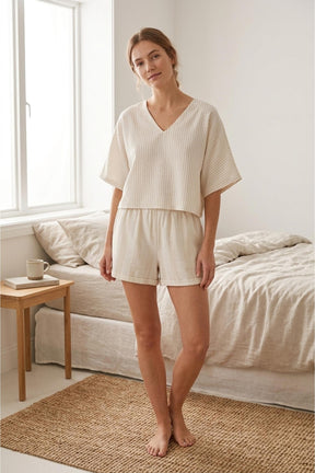 Striped Boxy Pyjama Set