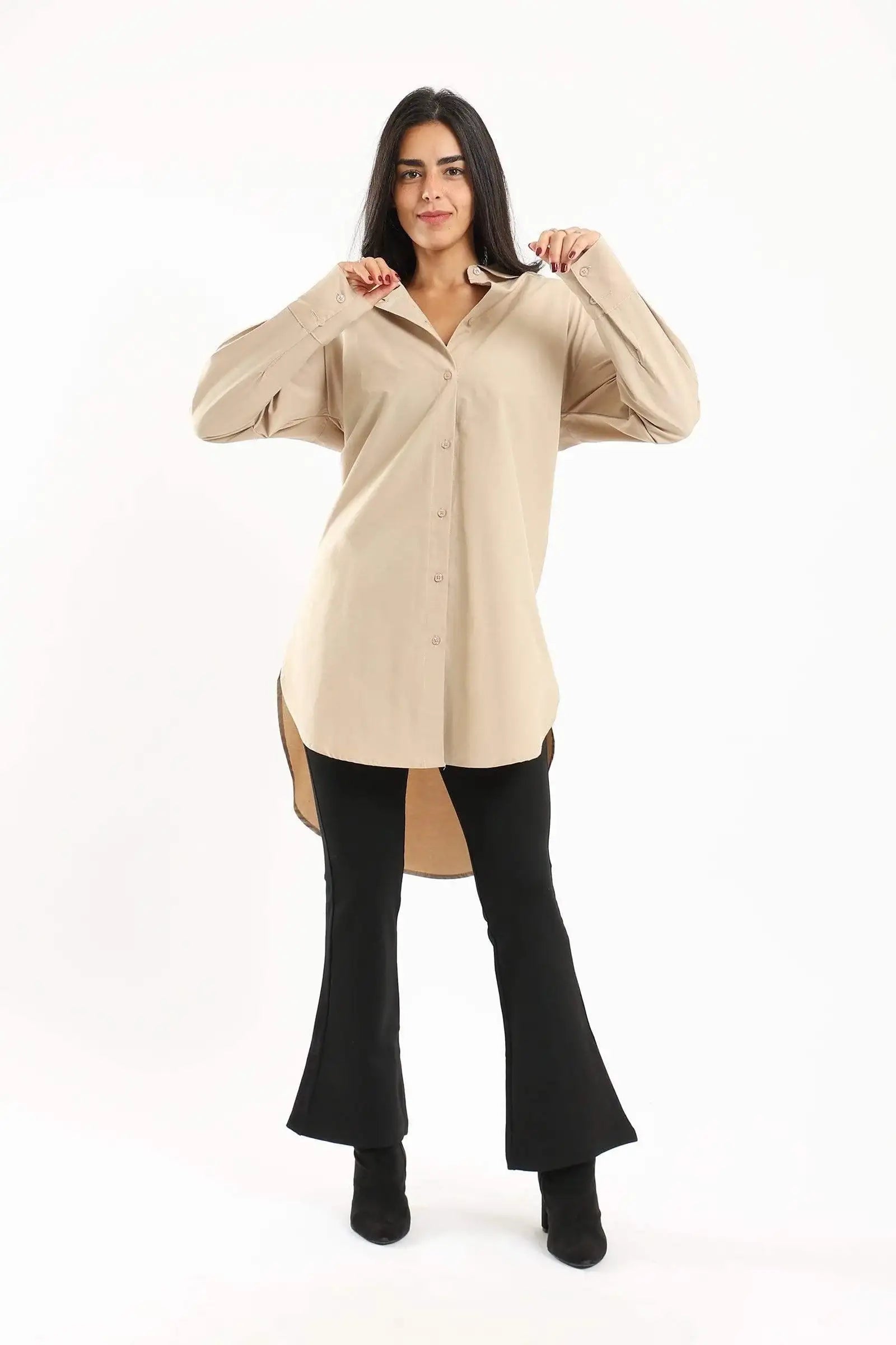 Relaxed Fit Long Shirt - Carina - كارينا