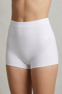 White Seamless Brief Corset