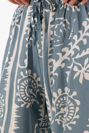 Straight Cut Printed Lounge Pants - Carina - كارينا