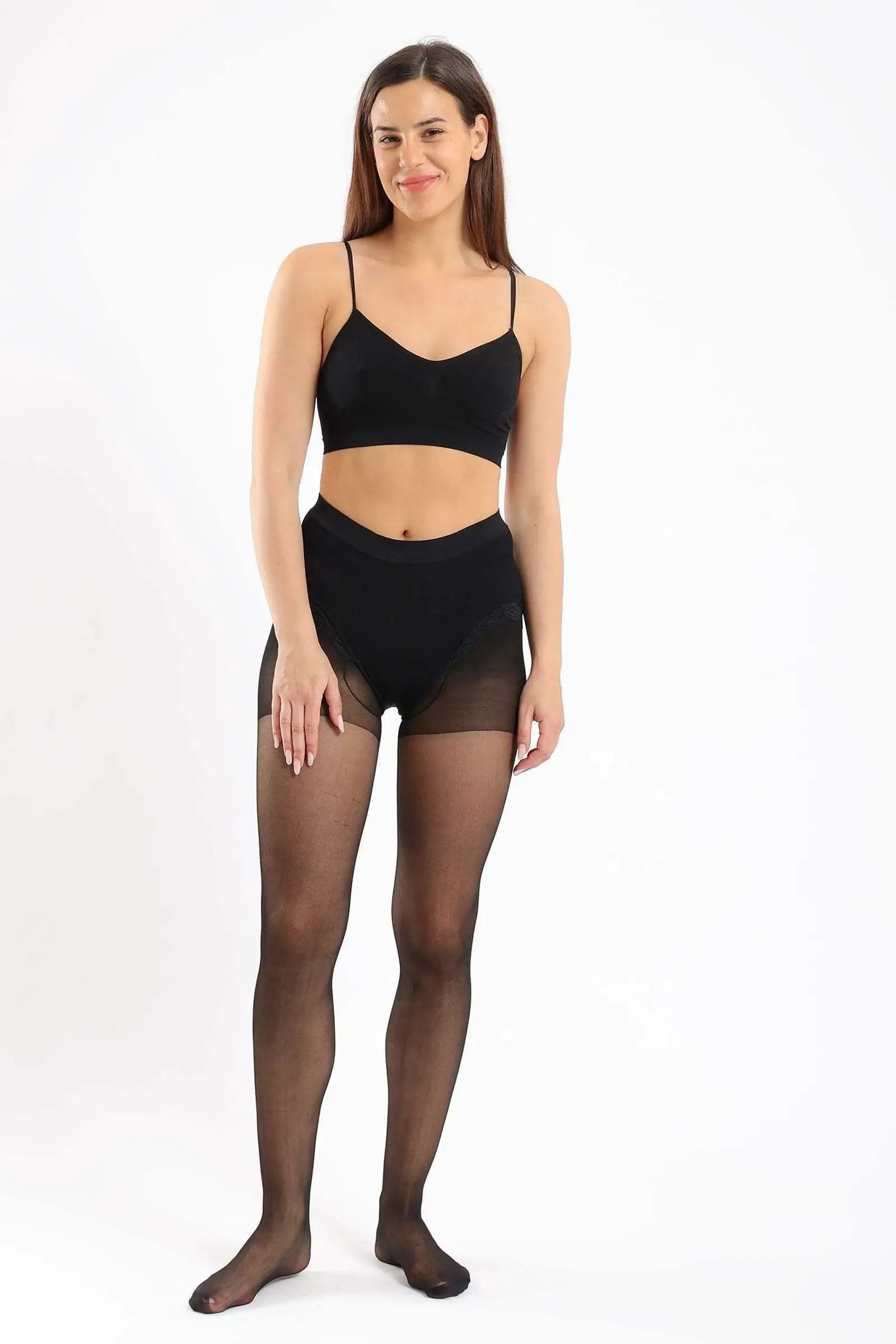 Stretch Pantyhose - 2 Pcs - Carina - كارينا