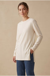 Longline Side-Slit Top