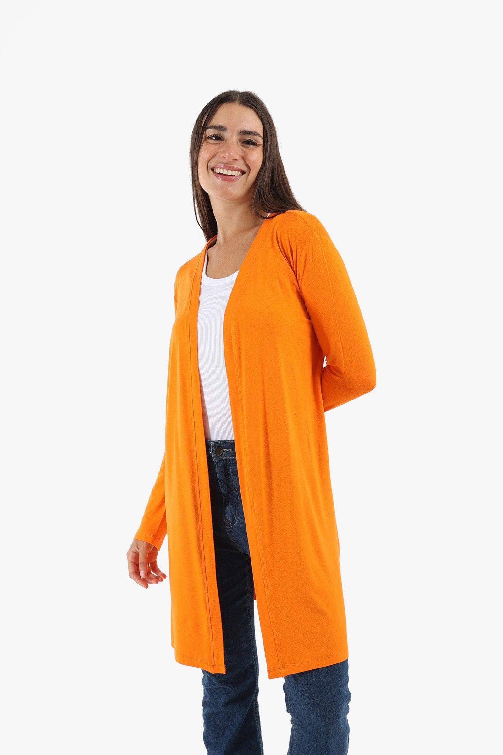 Viscose Solid Pattern Cardigan - Carina - كارينا