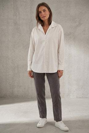 Round Hem Blouse