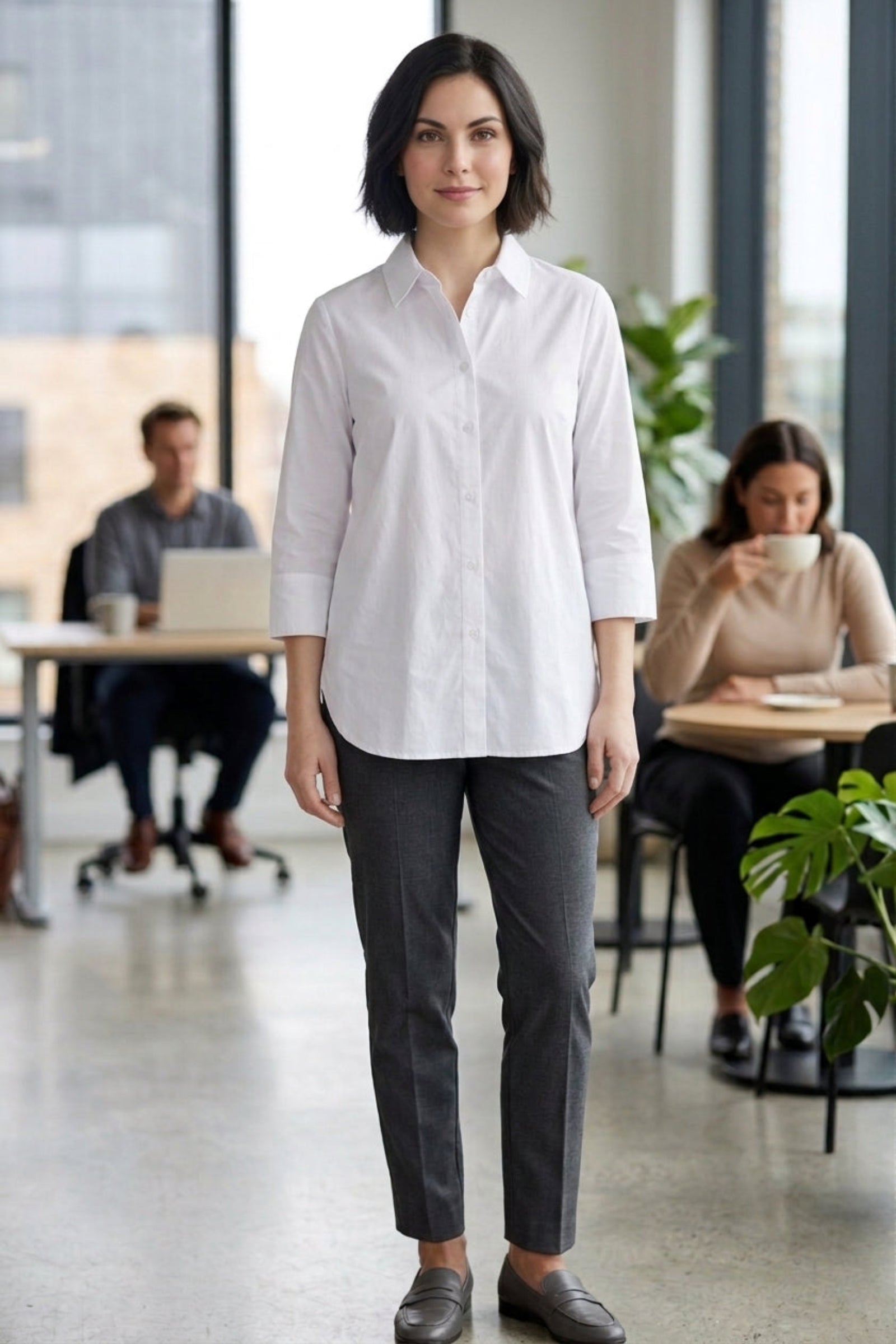 Curved Hem Shirt