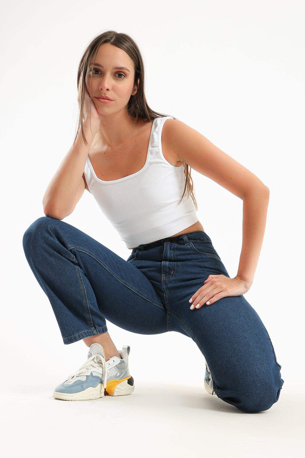 Wide Strap Crop Top