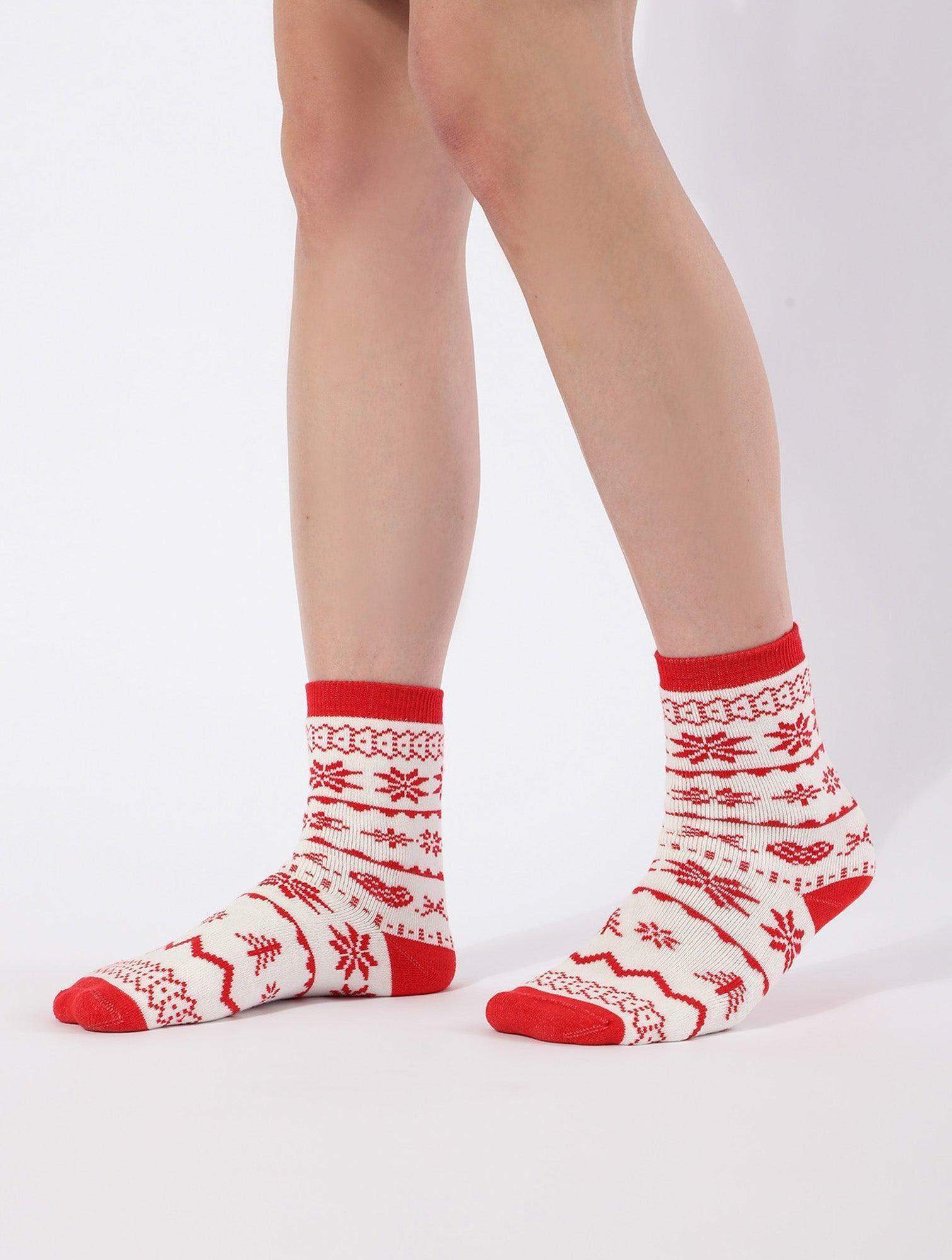 Christmas Cotton Socks - Carina - كارينا