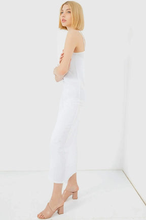 Cotton Sleeveless Long Dress - Carina - كارينا