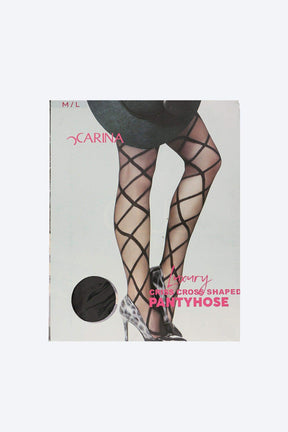 Criss Cross Shaped Pantyhose - Carina - كارينا