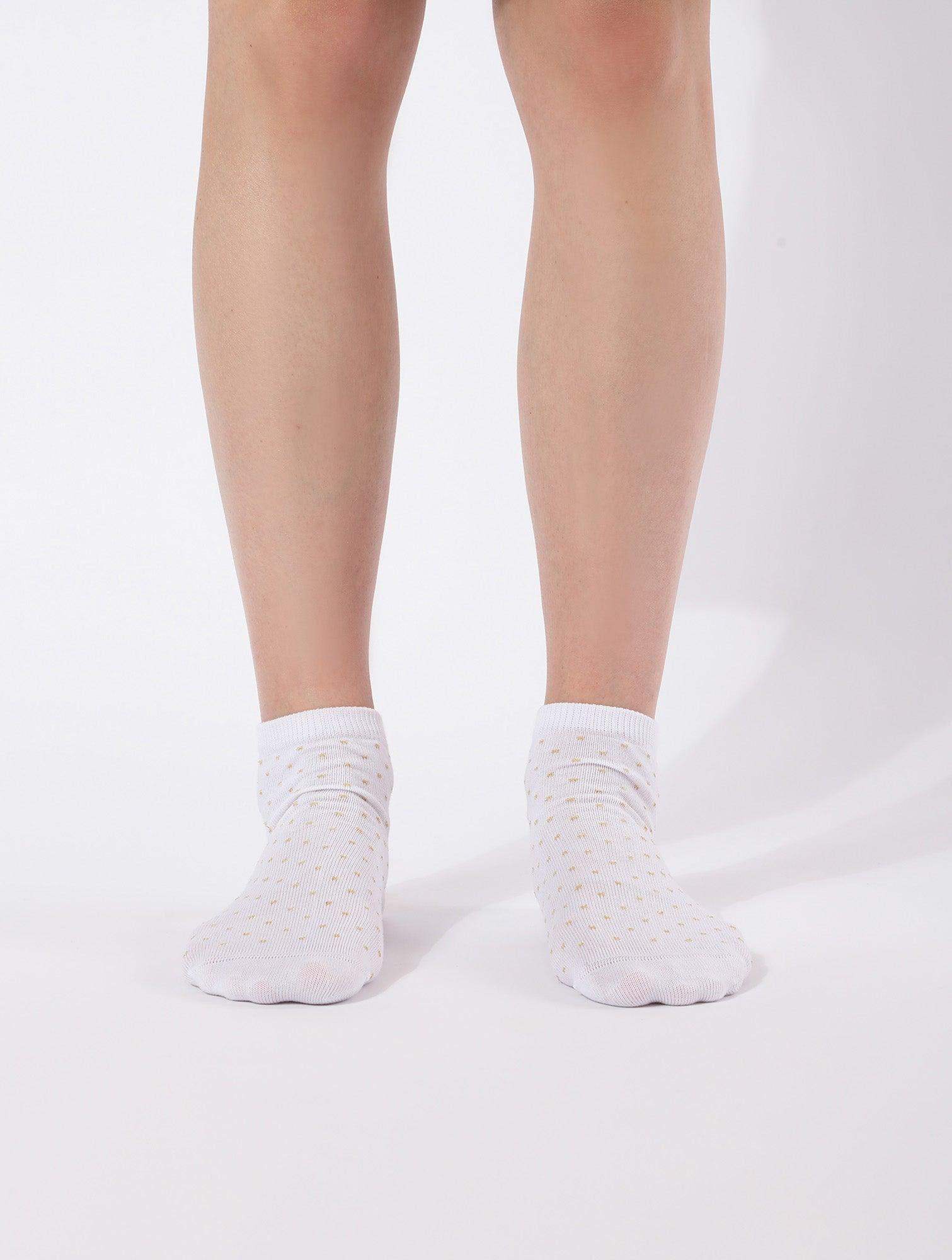 Dotted Cotton Socks - Carina - كارينا