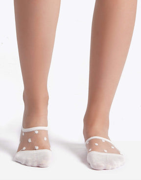 Dotted Invisible Socks - 3 Pairs - Carina - كارينا