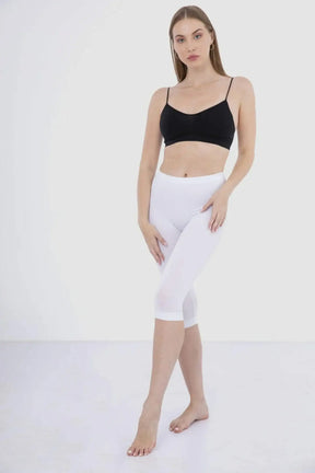 Elastic Waist Pantacourt Legging - Carina - كارينا