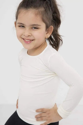 Girls Microfiber Long Sleeves Top Classic Girly-N - Carina - كارينا
