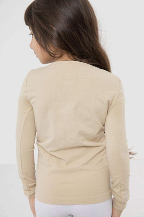 Girls Microfiber Long Sleeves Top Classic Girly-N - Carina - كارينا
