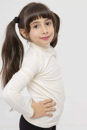 Girly Microfiber High Neck Top - Carina - كارينا