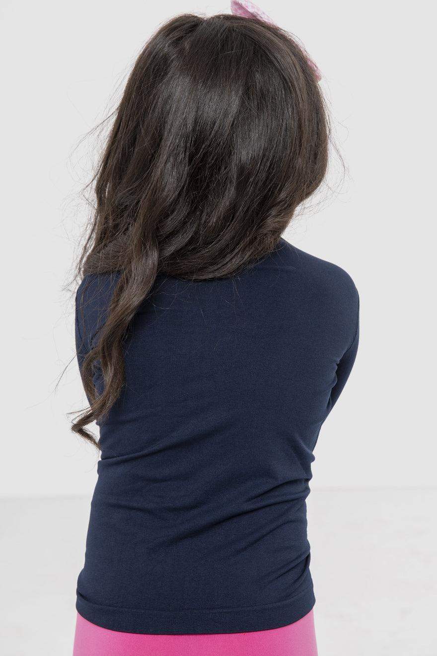 Girly Microfiber High Neck Top - Carina - كارينا