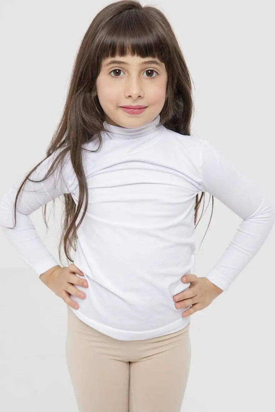 Girly Microfiber High Neck Top - Carina - كارينا