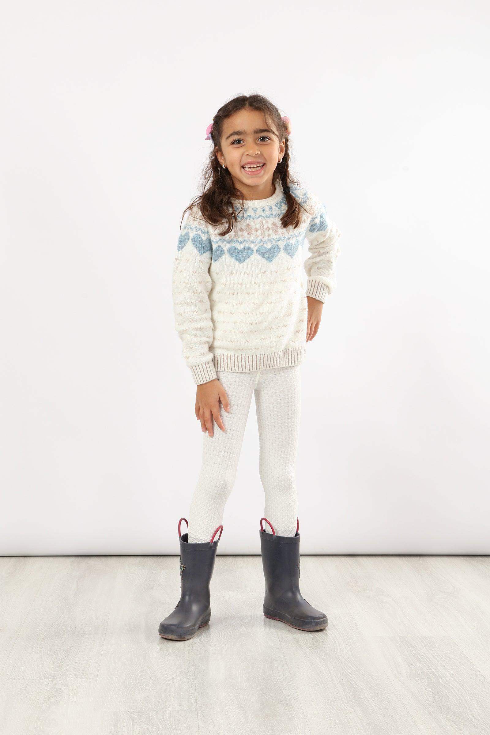 Girly Warm Pattern Legging - Carina - كارينا