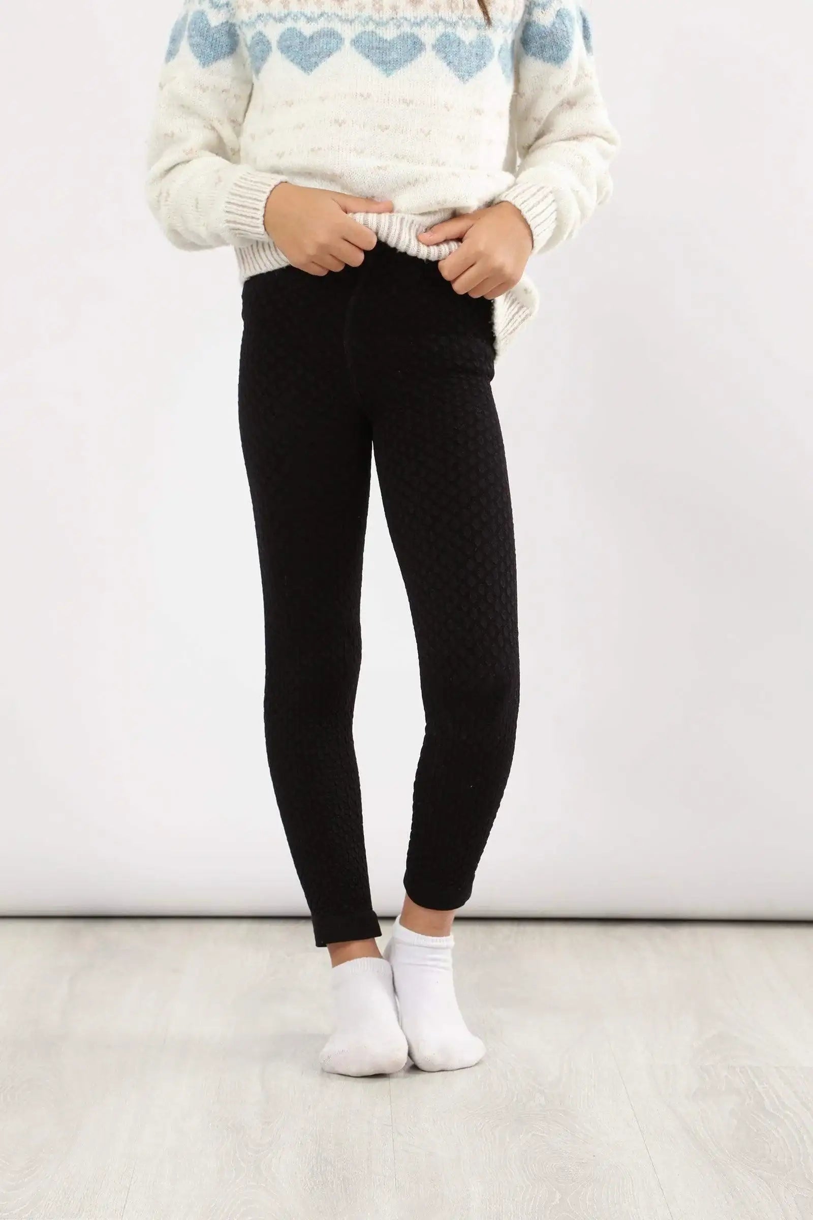Girly Warm Pattern Legging - Carina - كارينا