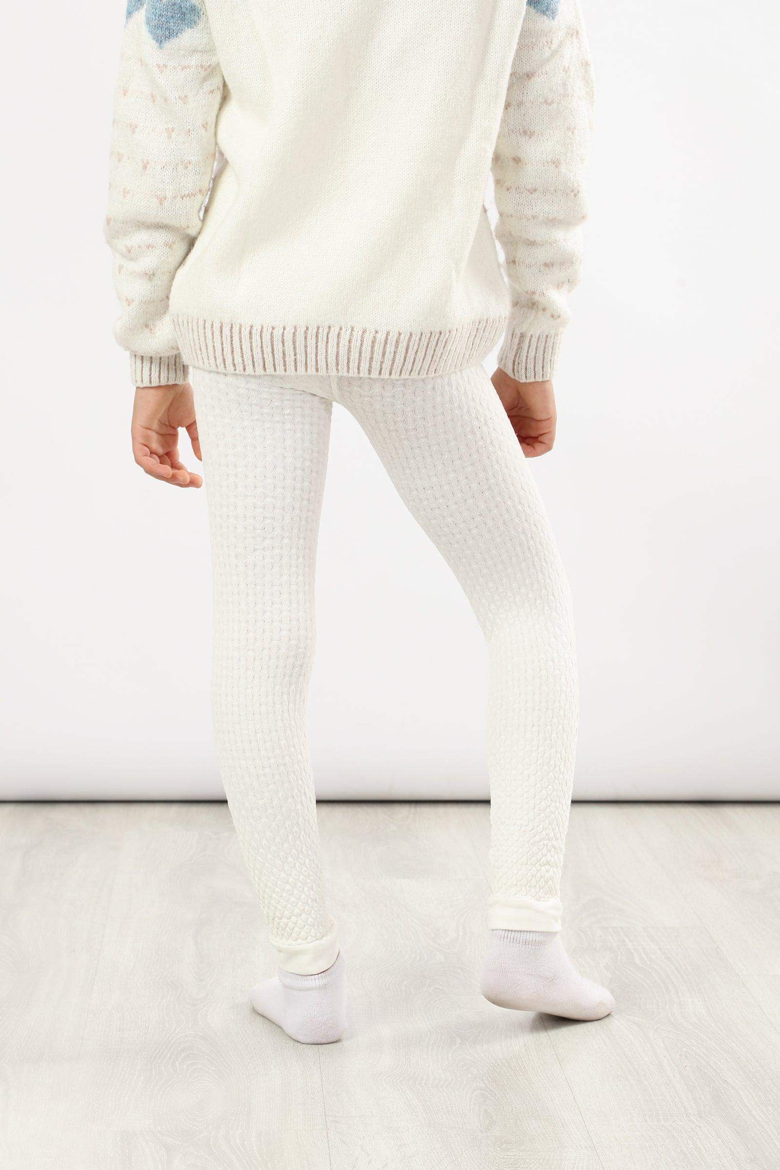 Girly Warm Pattern Legging - Carina - كارينا