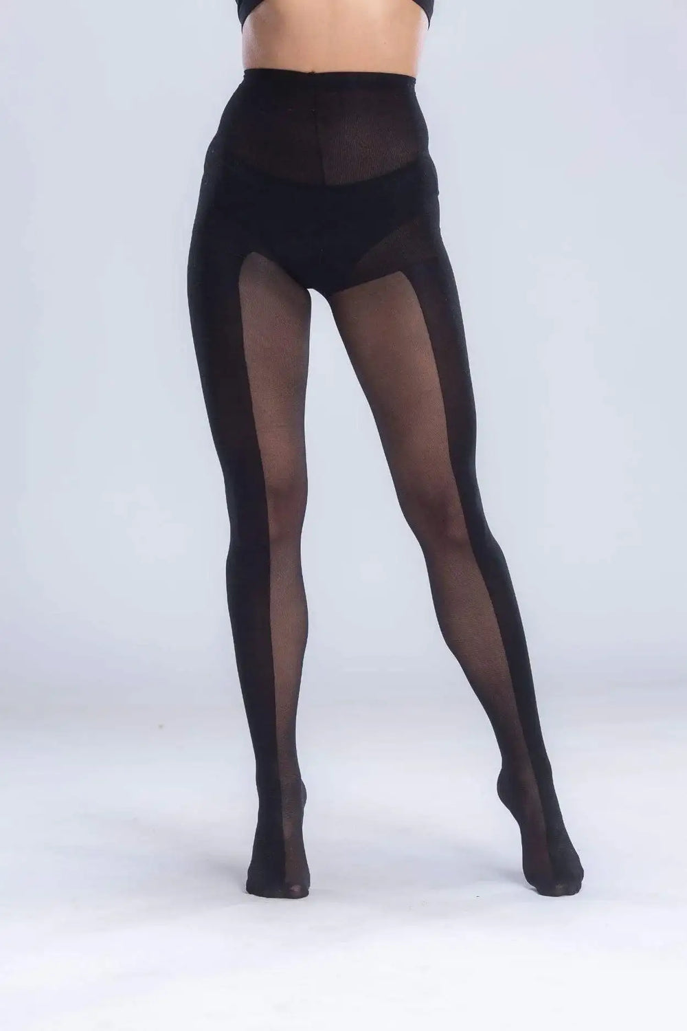 Half Sheer Half Opaque Pantyhose - Carina - كارينا