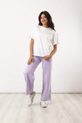 Heather Wide Lounge Pants - Carina - كارينا