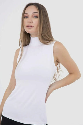 High Neck Seamless Microfiber Sleeveless Top (Pack of 3) - Carina - كارينا