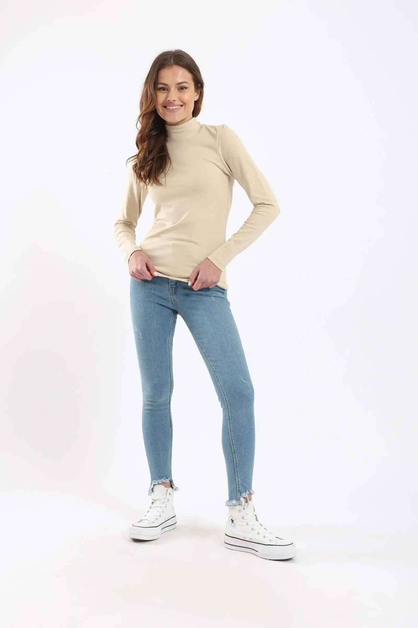 High Neck Slip on Top - Carina - كارينا