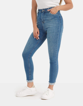 High Rise Skinny Jeans - Carina - كارينا