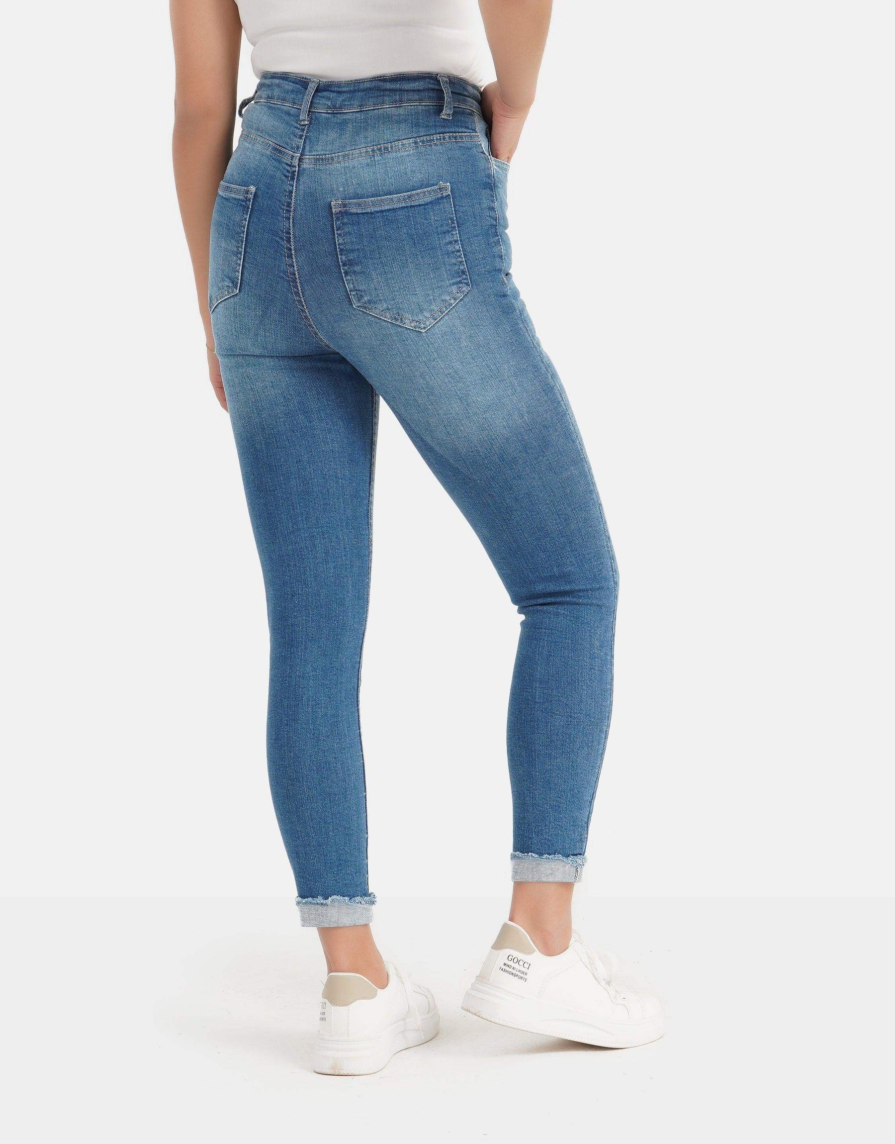 High Rise Skinny Jeans - Carina - كارينا
