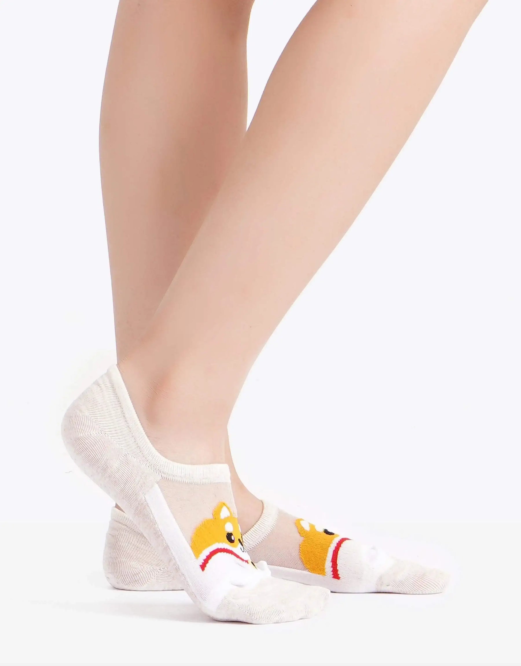 Invisible Animal Print Socks -3 Pairs - Carina - كارينا