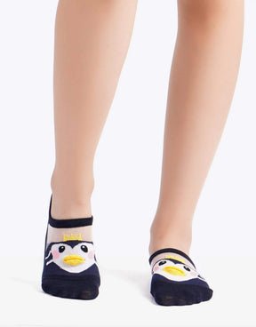 Invisible Animal Print Socks -3 Pairs - Carina - كارينا