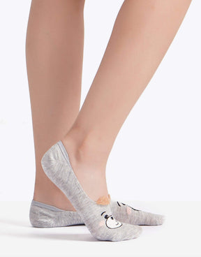 Invisible Socks with Animal Print - 3 Pairs - Carina - كارينا